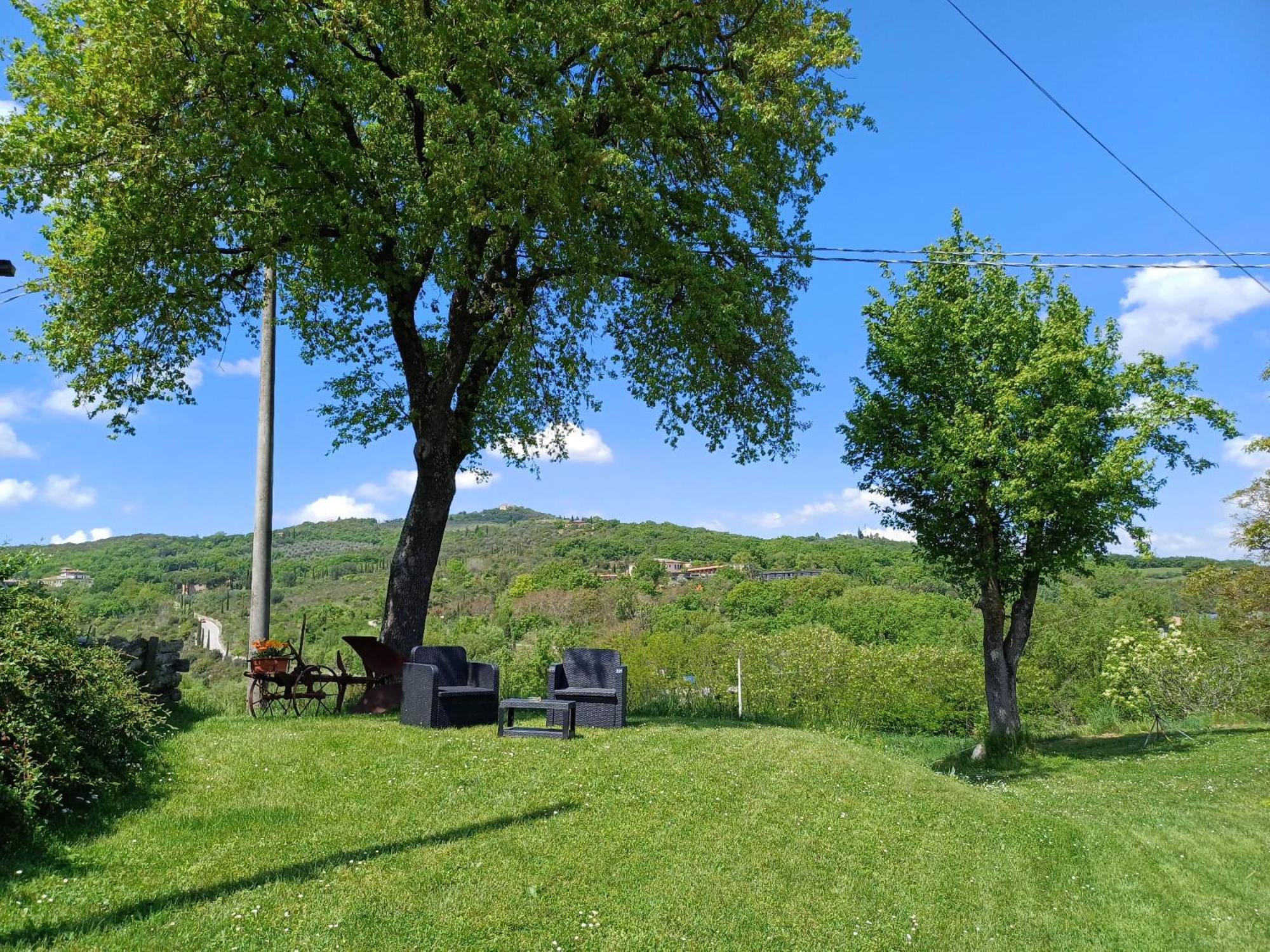 Agriturismo La Poderina Bagno Vignoni Bagian luar foto