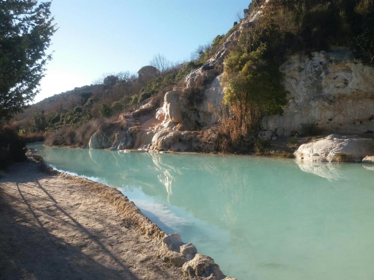 Agriturismo La Poderina Bagno Vignoni Bagian luar foto